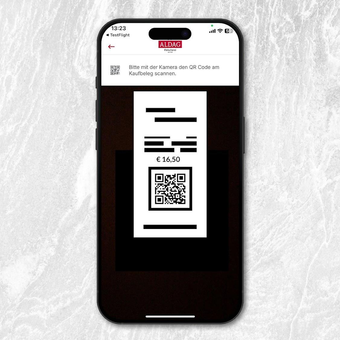 Scanne QR Codes