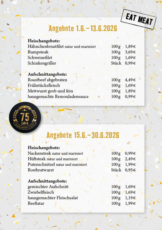 Angebote JUNI